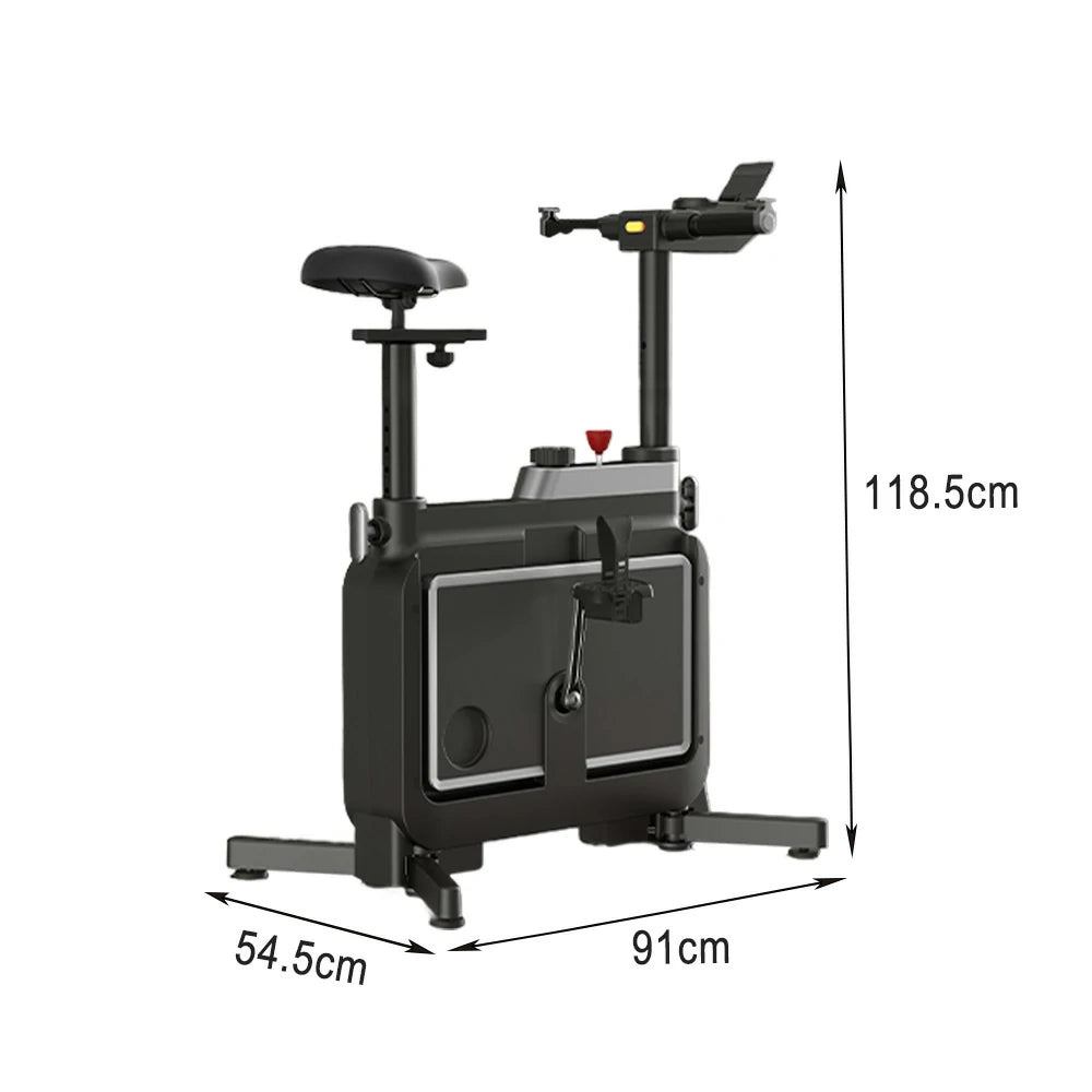 FITPRO Foldable Spin Bike – Silent Magnetic Resistance, Adjustable Seat & Handlebar, Compact Home Fitness Exercise Bike