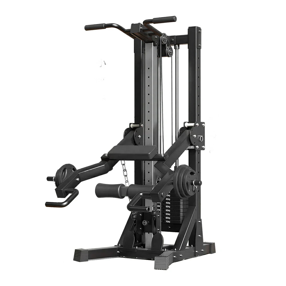 FITPRO Multi-Functional Home Gym Machine - 70kg Precision Steel Counterweight, Adjustable Pulley System, Full-Body Strength Training