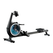 FITPRO Water-Magnetic Rowing Machine - 32-Level Smart Resistance Control, Aluminium Alloy Rail, Silent Dual Belt Drive, 150kg Capacity