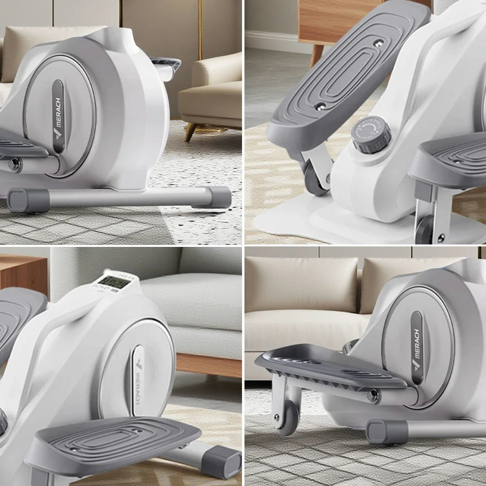 FITPRO Magnetic Elliptical Trainer - 8 Resistance Levels, Silent Flywheel, Compact Home Fitness Machine