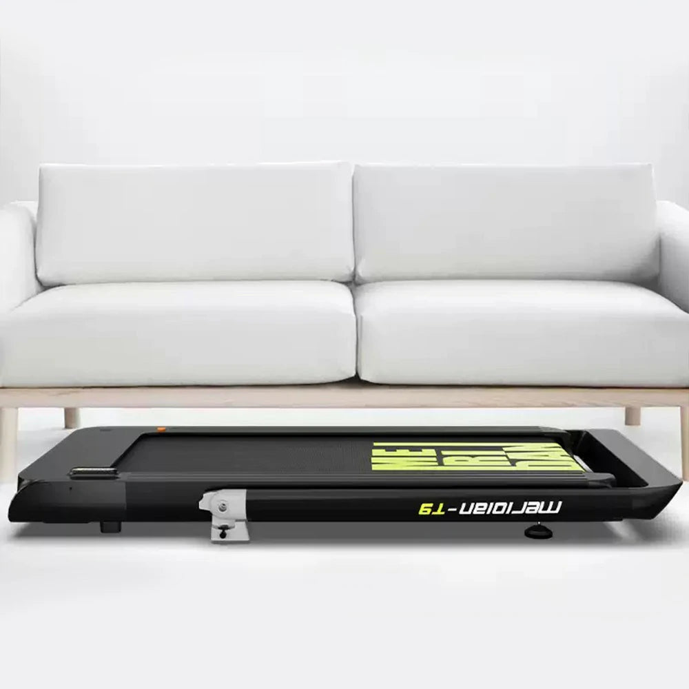 FITPRO Foldable Home Treadmill - 68cm Wide Deck, 300kg Max Load, Bluetooth Speaker - Black