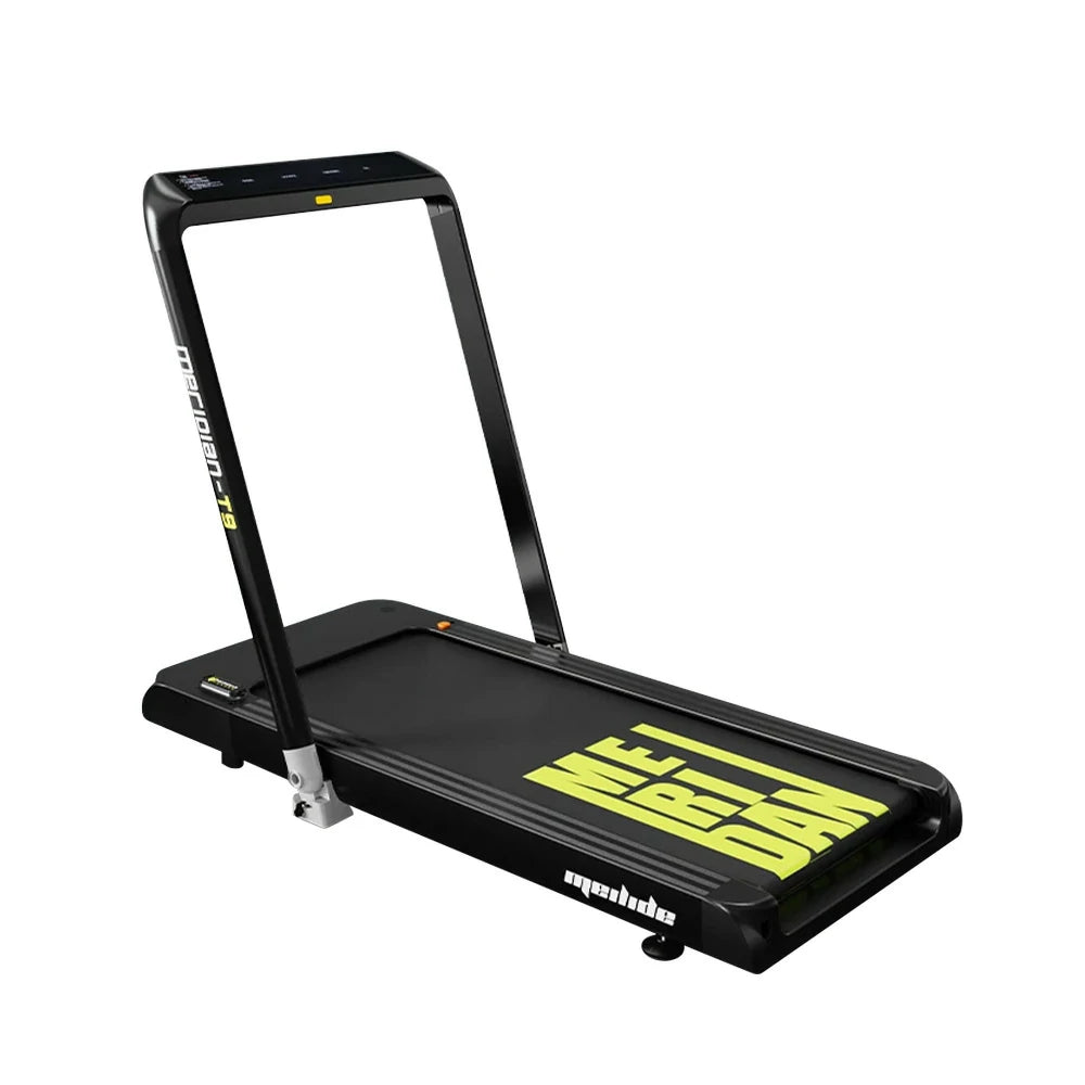 FITPRO Foldable Home Treadmill - 68cm Wide Deck, 300kg Max Load, Bluetooth Speaker - Black