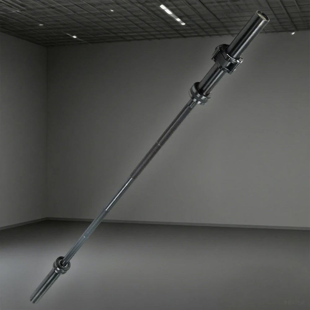 FITPRO 700LB Straight Barbell - Needle Bearings, Non-Slip Grip, 1.8M & 2.2M Black Coating, Heavy-Duty Strength Training