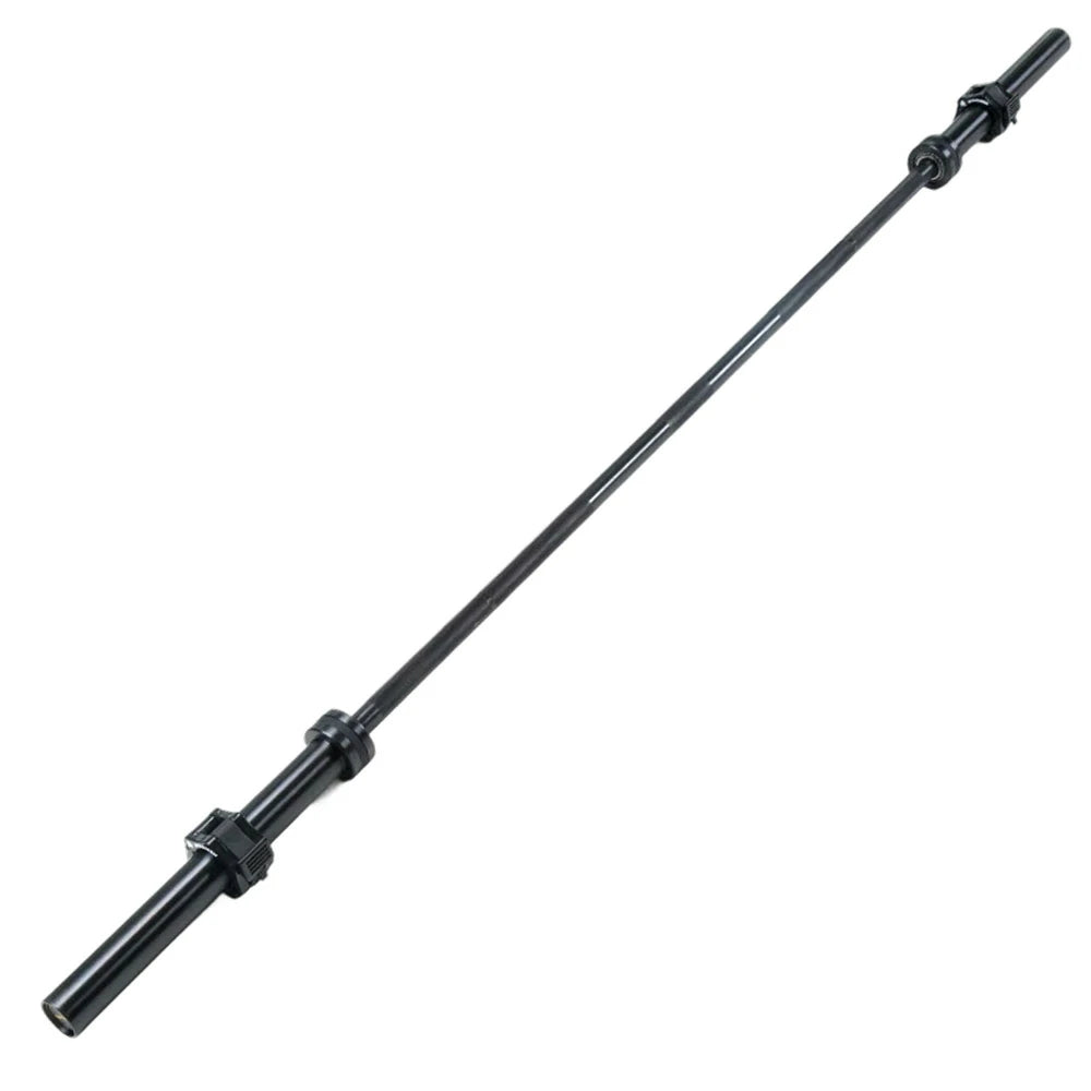 FITPRO 700LB Straight Barbell - Needle Bearings, Non-Slip Grip, 1.8M & 2.2M Black Coating, Heavy-Duty Strength Training