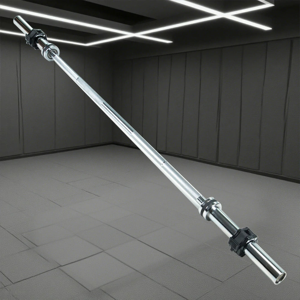 FITPRO 700LB Straight Barbell 1.8M & 2.2M - Chrome Coating, Needle Bearings, Non-Slip Grip, Heavy-Duty Strength Training