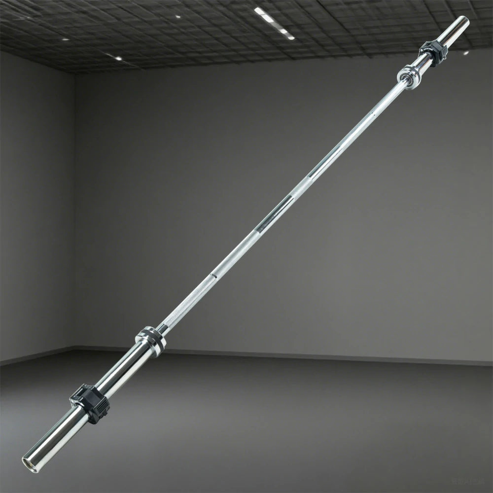 FITPRO 700LB Straight Barbell 1.8M & 2.2M - Chrome Coating, Needle Bearings, Non-Slip Grip, Heavy-Duty Strength Training