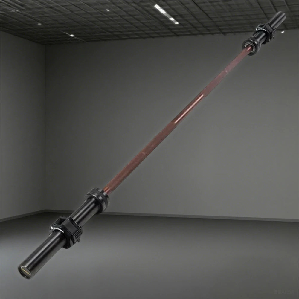 FITPRO 1000LB Straight Barbell 1.8M & 2.2M - Spring Steel, Black Coating, Needle Bearings, Non-Slip Grip, Heavy-Duty Training