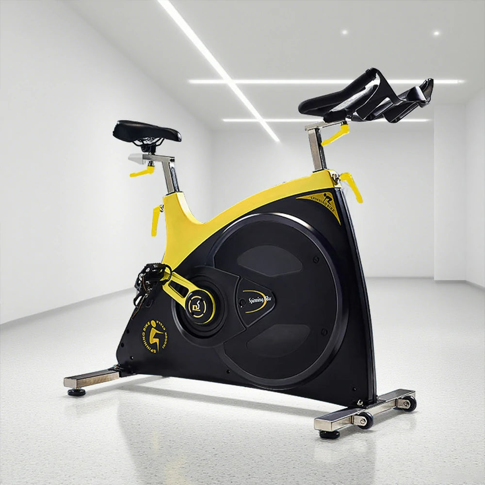 FITPRO Indoor Cycling Spin Bike - 18kg Flywheel, Stepless Resistance, Belt Drive, 300kg Capacity
