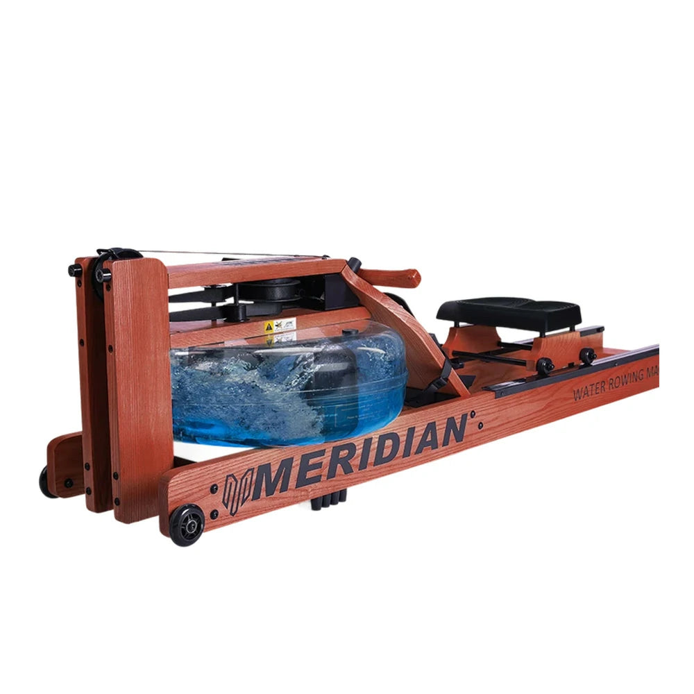 FITPRO Smart Rowing Machine - 18kg Flywheel, Stepless Resistance, Foldable Design, 150kg Capacity - Red