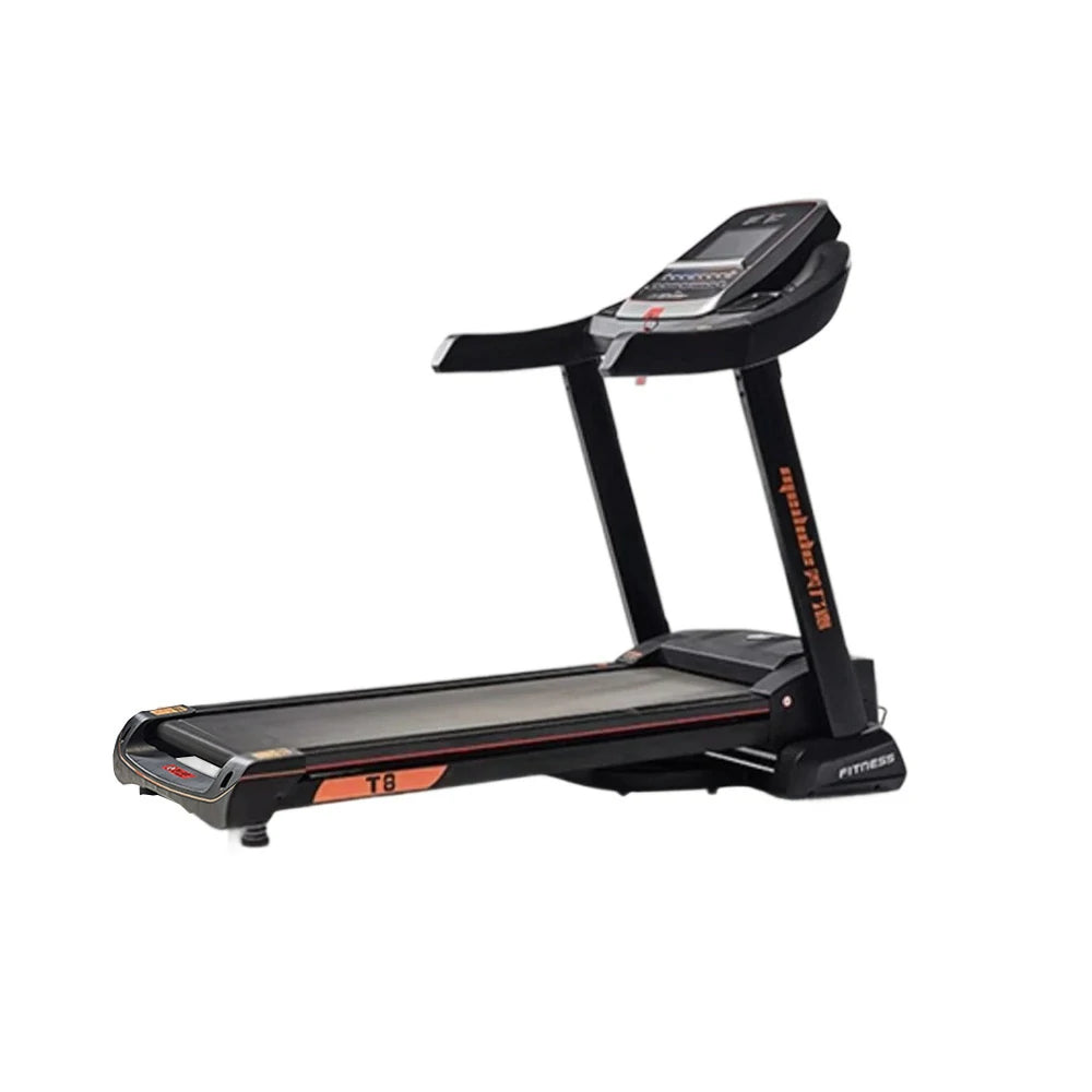 FITPRO Folding Treadmill - Quiet Electric Running Machine for Home Gym - Black