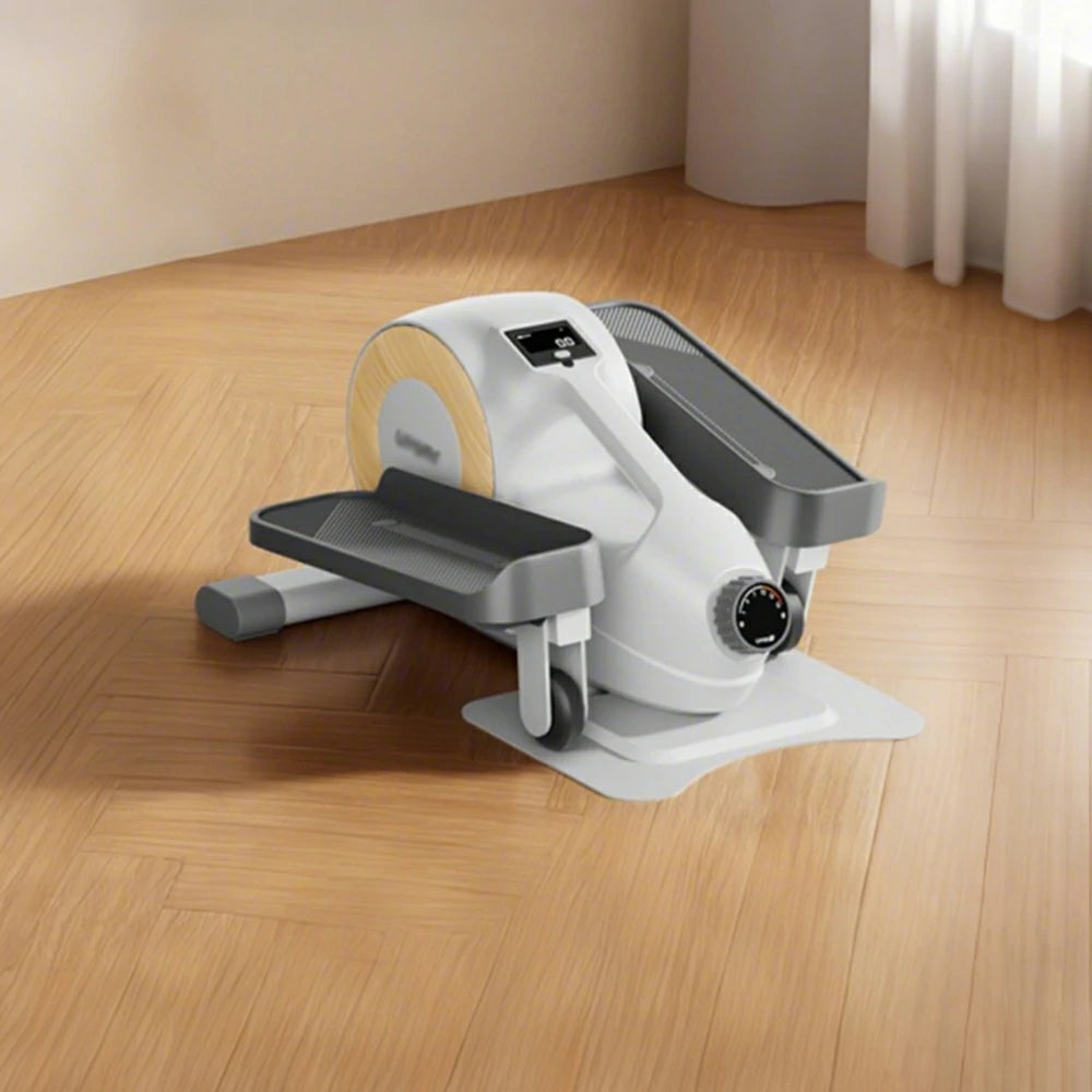 FITPRO Compact Home Elliptical Trainer - Whisper-Quiet Design, Knee-Friendly Motion, 16-Level Resistance, Space-Saving Fitness Machine