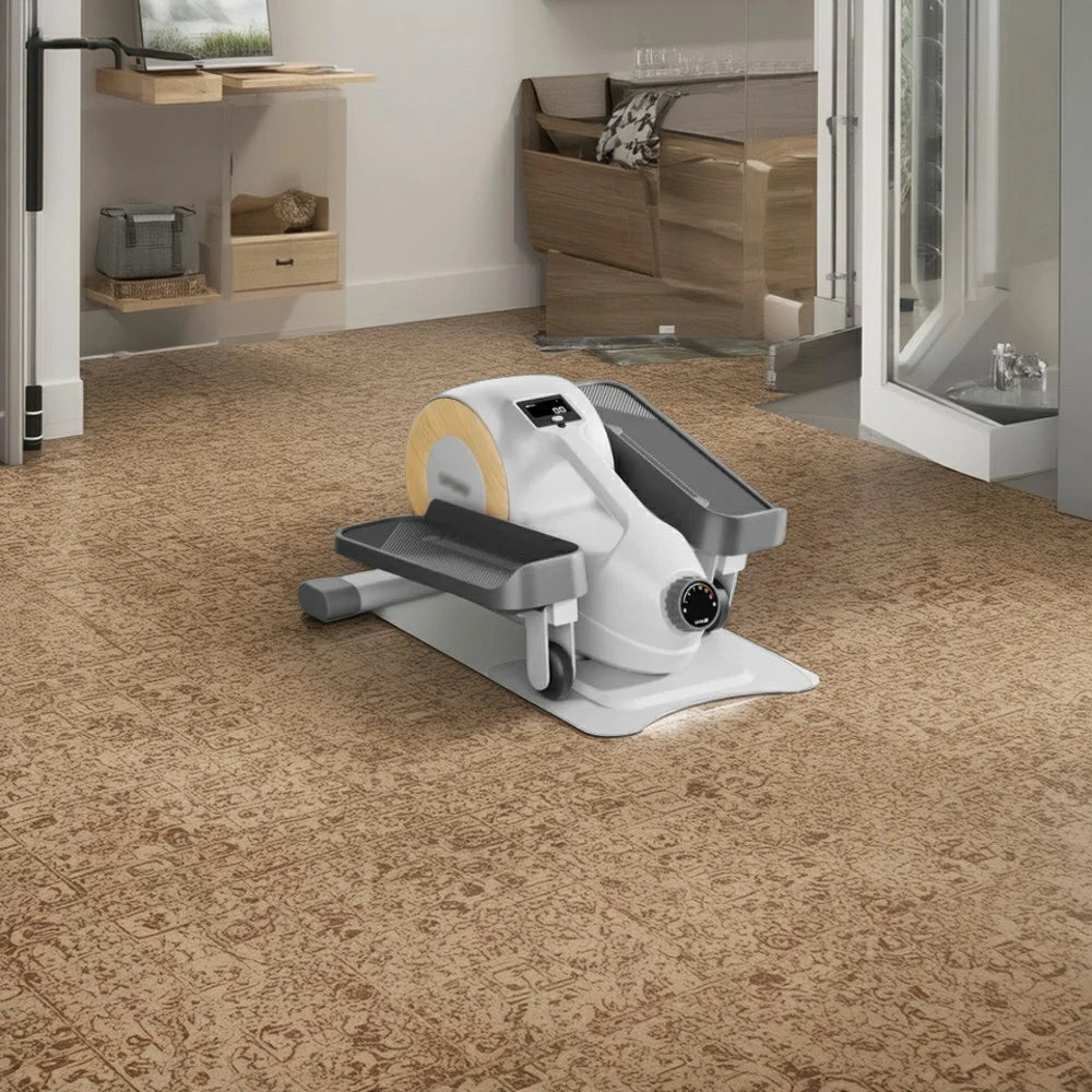 FITPRO Compact Home Elliptical Trainer - Whisper-Quiet Design, Knee-Friendly Motion, 16-Level Resistance, Space-Saving Fitness Machine