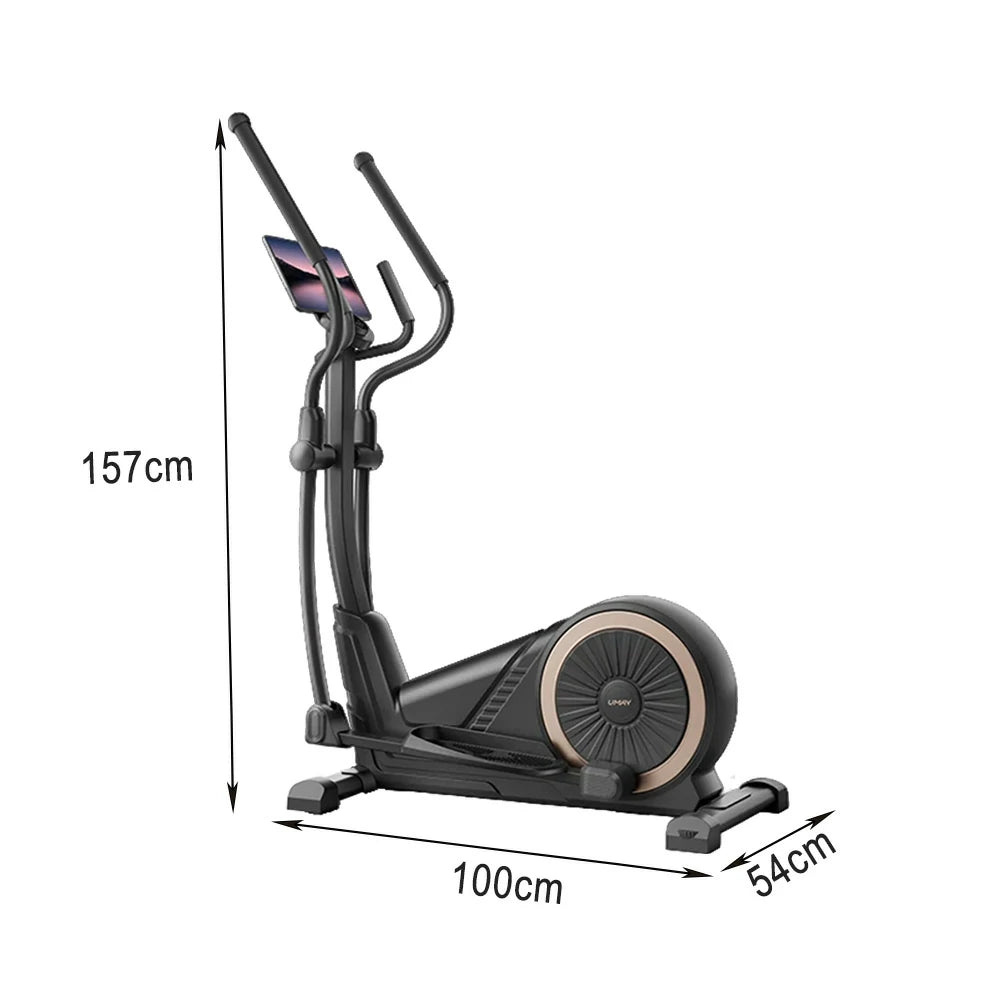 FITPRO Self-Powered Stepper - Compact Home Fitness Machine, 36-Level Smart Resistance, Quiet Cardio Trainer - Black