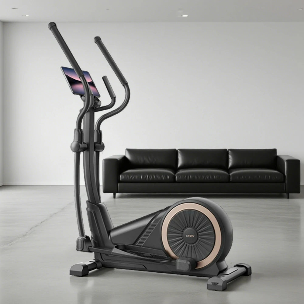 FITPRO Self-Powered Stepper - Compact Home Fitness Machine, 36-Level Smart Resistance, Quiet Cardio Trainer - Black