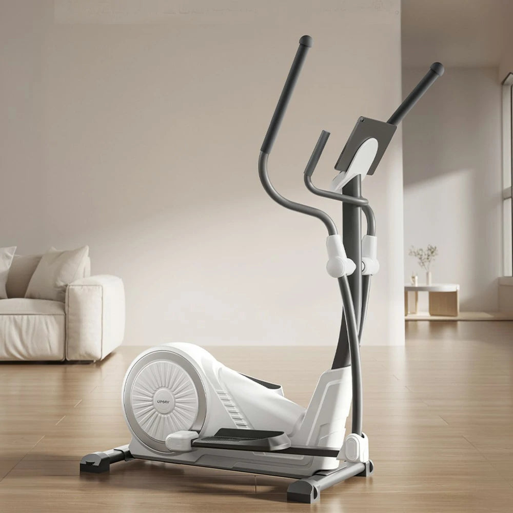 FITPRO Self-Powered Stepper - Compact Home Fitness Machine, 36-Level Smart Resistance, Quiet Cardio Trainer - White