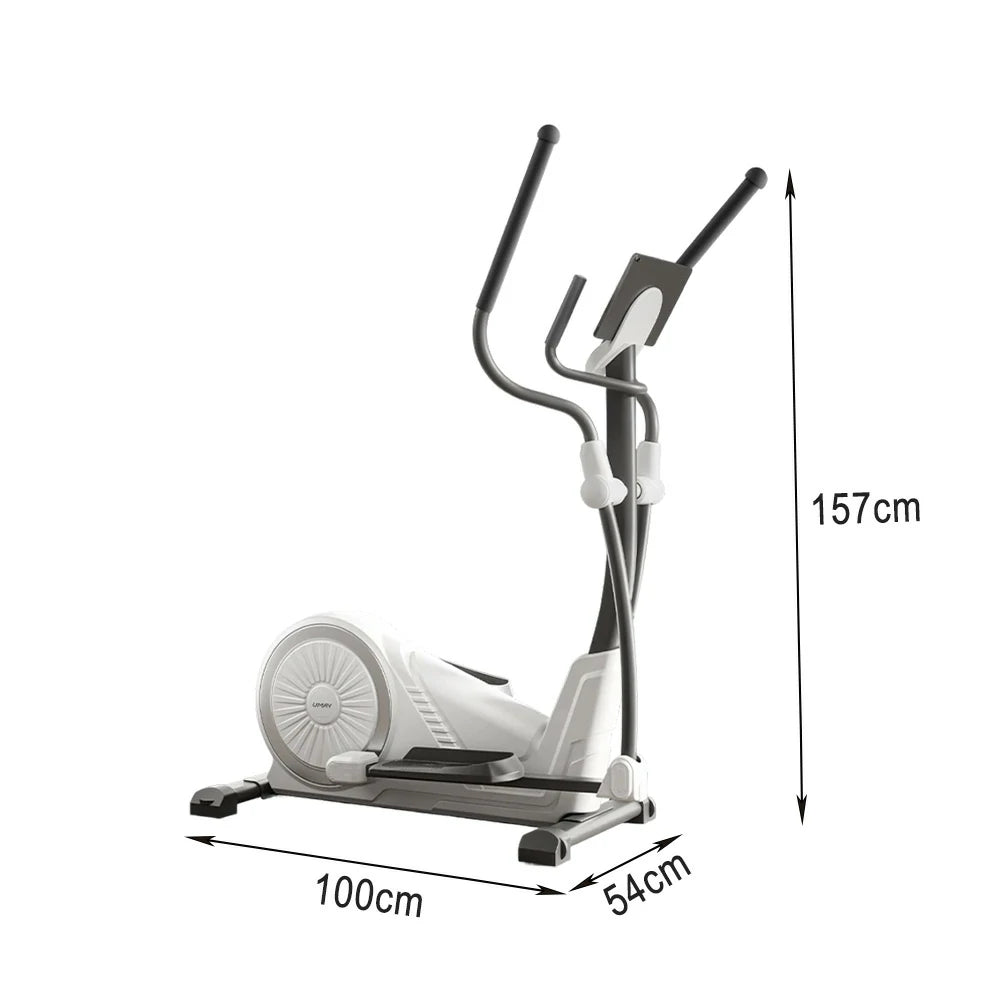 FITPRO Self-Powered Stepper - Compact Home Fitness Machine, 36-Level Smart Resistance, Quiet Cardio Trainer - White