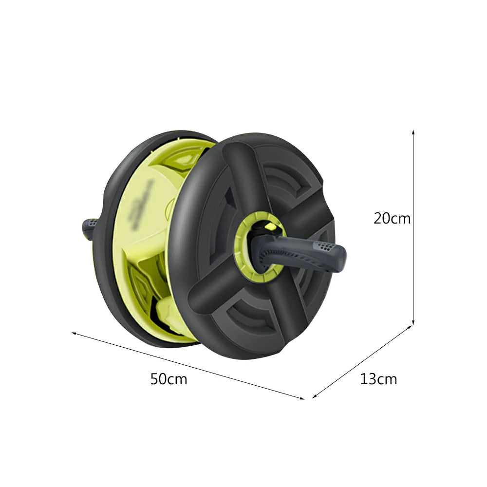 FITPRO Versatile Ab Roller Set - Modular Design with Handles & Discs, Durable & Portable Home Core Trainer