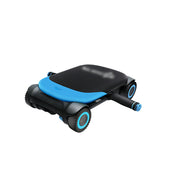 FITPRO Automatic Rebound Ab Roller - 4-Wheel Stable Base, Durable Core Trainer for Home Workouts - Blue