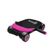 FITPRO Automatic Rebound Ab Roller - 4-Wheel Stable Base, Durable Core Trainer for Home Workouts - Pink