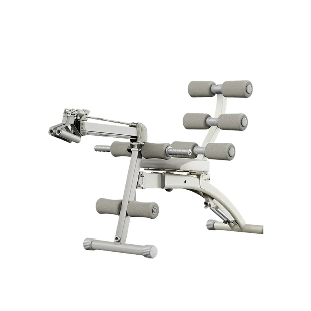 FITPRO Foldable Multi-Functional Weight Bench - Silent Spring Design, Adjustable Backrest, All-in-One Home Gym Equipment