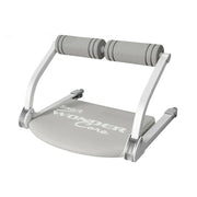 FITPRO Multi-Functional Ab Machine - GS-Grade Steel Frame, Foldable 12cm Slim Core Trainer - Gray