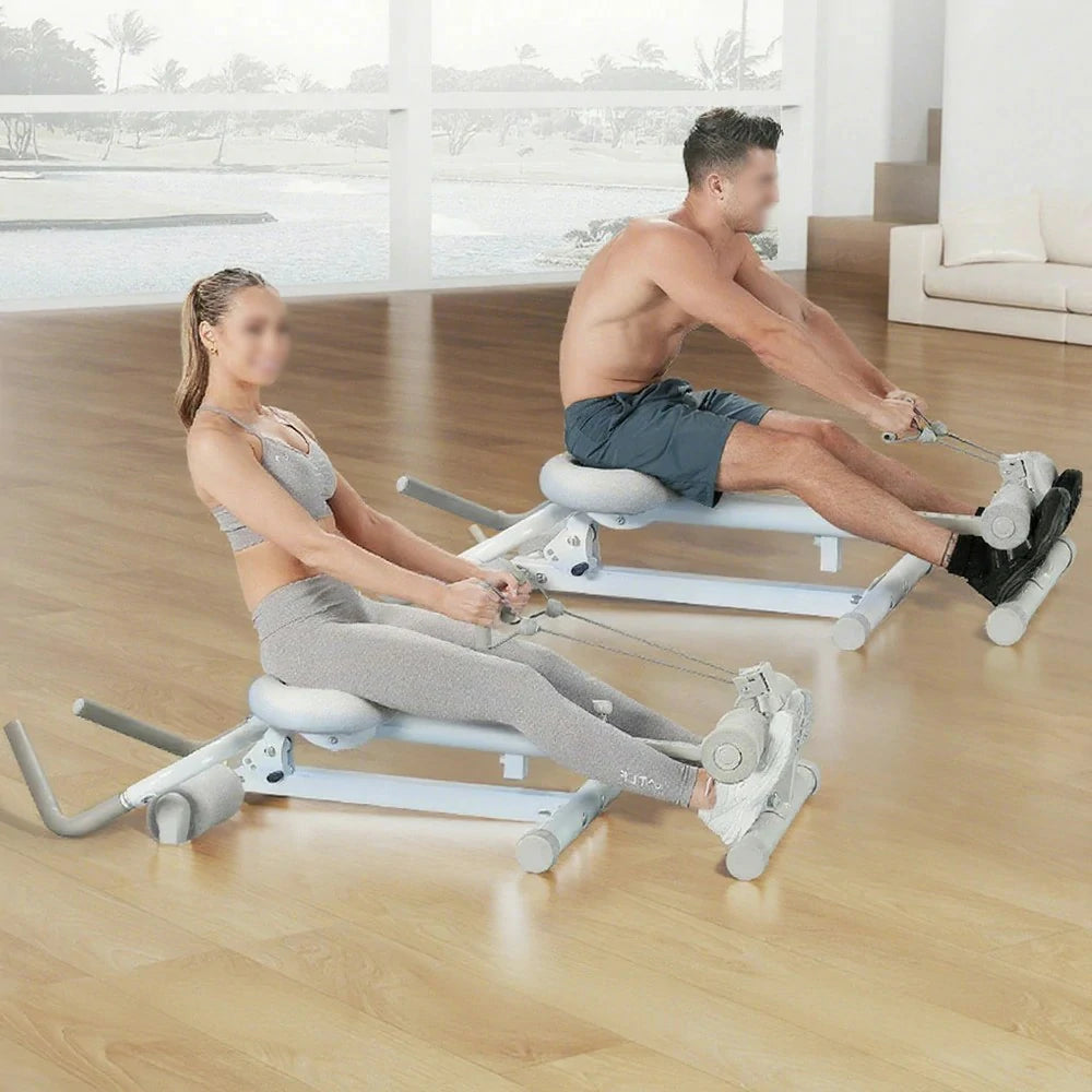 FITPRO Multi-Functional Rowing Machine - Cardio & Strength Trainer, Dual-Direction Pulley, Roman Chair, Leg Press, Foldable Storage