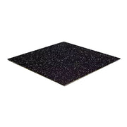 FITPRO Single Piece Soundproof Interlocking Gym Floor Thickness 2/2.5cm Mat Anti-Slip Durable Rubber Tile Eco-Friendly High-Resilience Design - Black&White