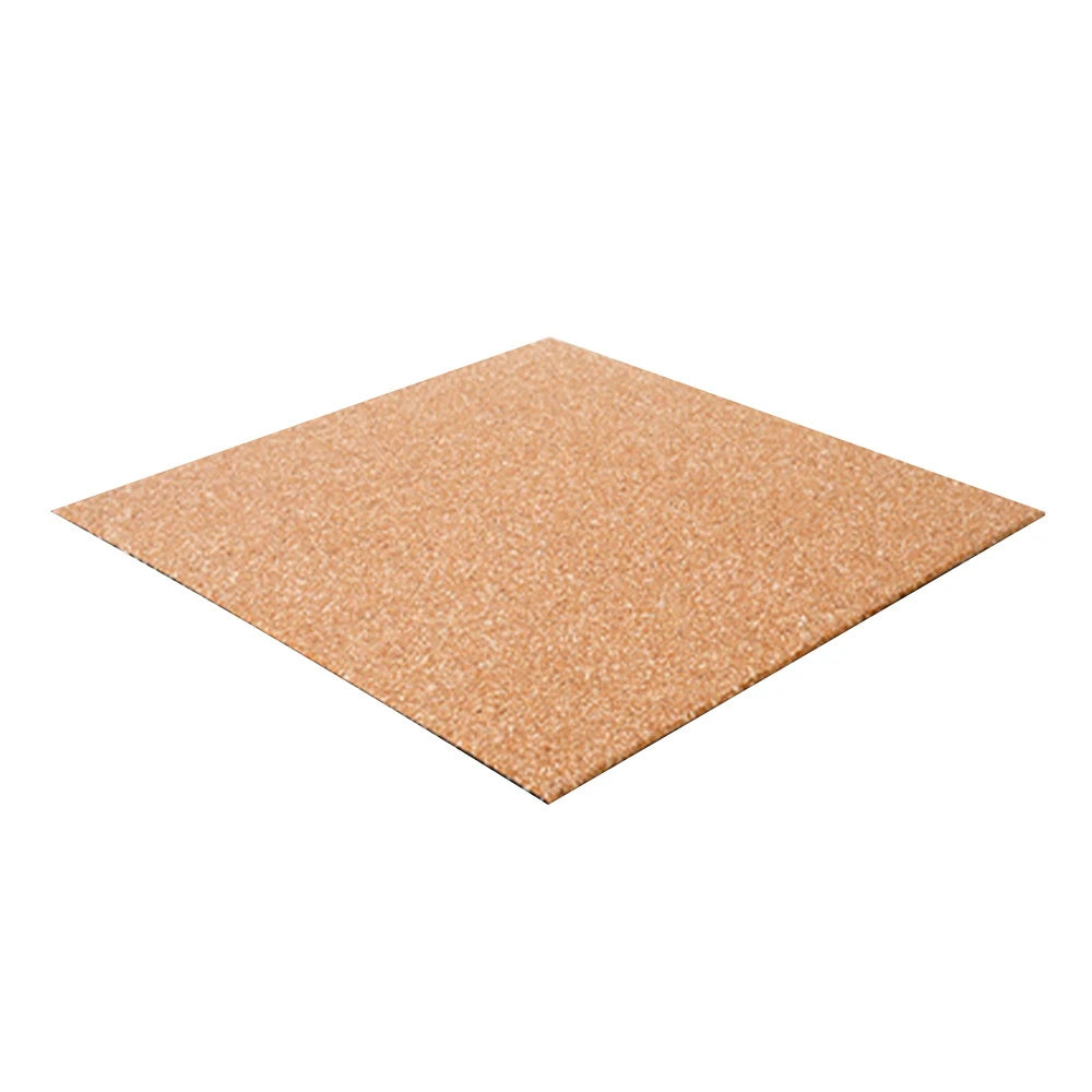 FITPRO Single Piece Interlocking Gym Floor Thickness 2cm Mat Anti-Slip Durable Rubber Tile Eco-Friendly High-Resilience Design - Brown