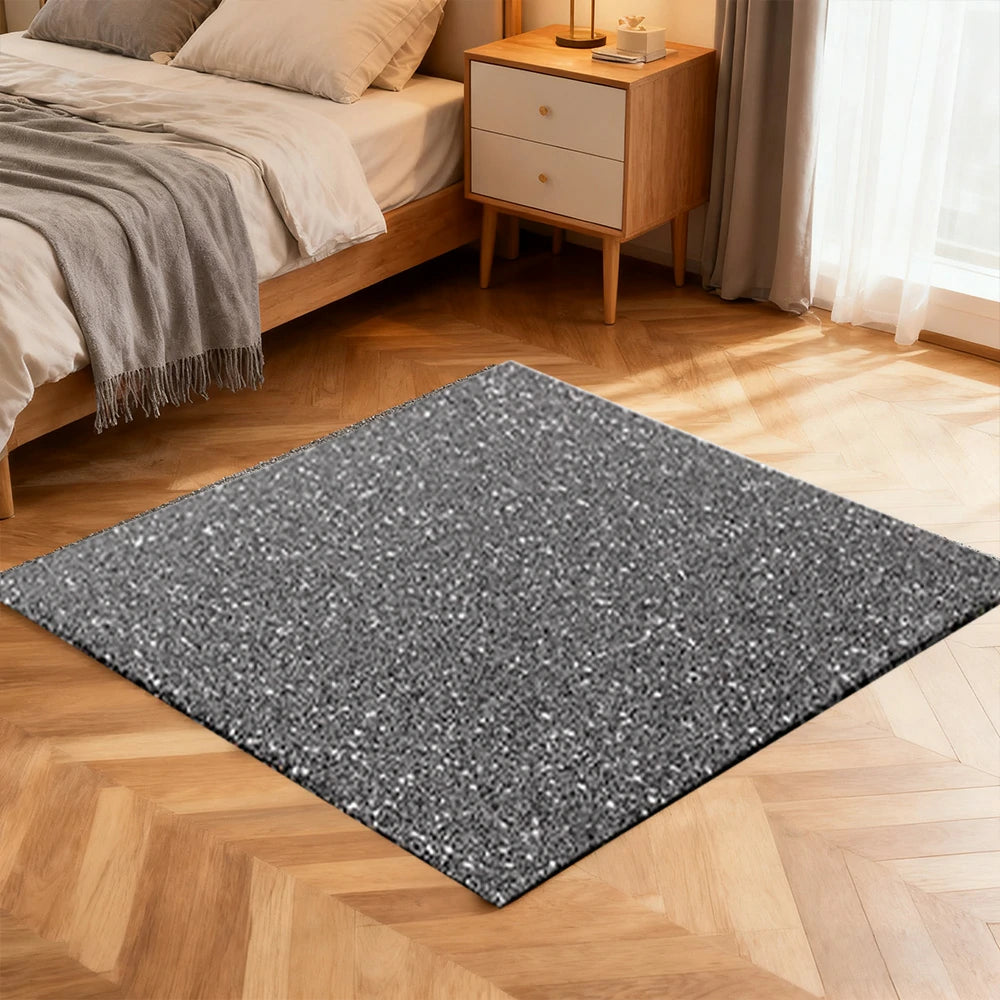 FITPRO Single Piece Interlocking Gym Floor Thickness 4cm Mat Anti-Slip Durable Rubber Tile Eco-Friendly High-Resilience Design - Grey