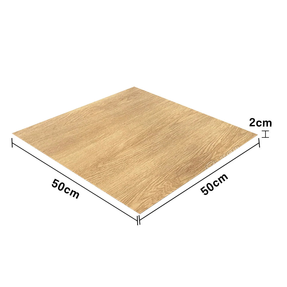 FITPRO Single Piece Interlocking Gym Floor Thickness 2cm Mat Anti-Slip Durable Rubber Tile Eco-Friendly High-Resilience Design - Wood
