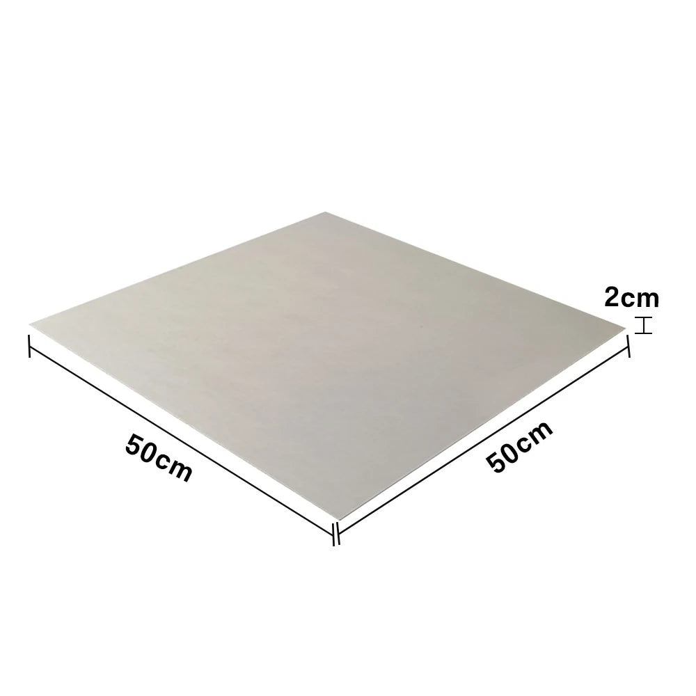 FITPRO Single Piece Interlocking Home Gym Floor Thickness 2cm Mat Anti-Slip Durable Rubber Tile Eco-Friendly High-Resilience Design - Grey