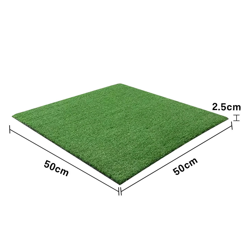 FITPRO Single Piece Interlocking Gym Floor Thickness 2/2.5cm Mat Anti-Slip Durable Rubber Tile Eco-Friendly High-Resilience Design - Green