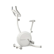 FITPRO Foldable Spin Bike - 16-Level Dual Magnetic & Physical Resistance, Silent Belt Drive, Compact Home Fitness - White