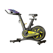 FITPRO Magnetic Spin Bike - Carbon Steel Frame, 8 Resistance Levels, Silent Belt Drive, Adjustable Seat & Handlebars for Home Fitness