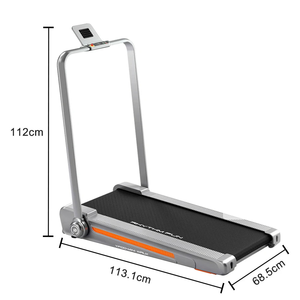 FITPRO Foldable Home Treadmill - 3-Level Incline Adjustment, Extra-Wide Running Deck, Compact Design for Space-Saving Indoor Fitness