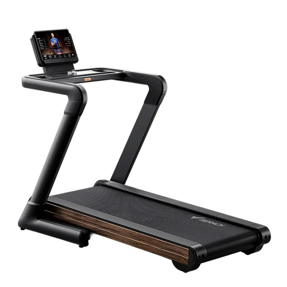 FITPRO Luxury Wood Grain Marathon Treadmill - 25-Level Incline up to 8°, 4.5HP Motor, 150kg Max Load