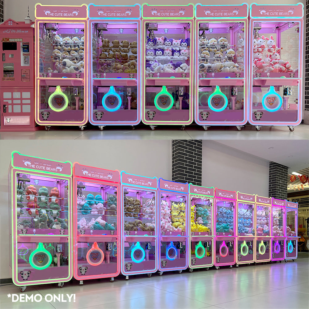 GAMEON Panda Electronic Claw Machine Crane Machine For Home - Pink