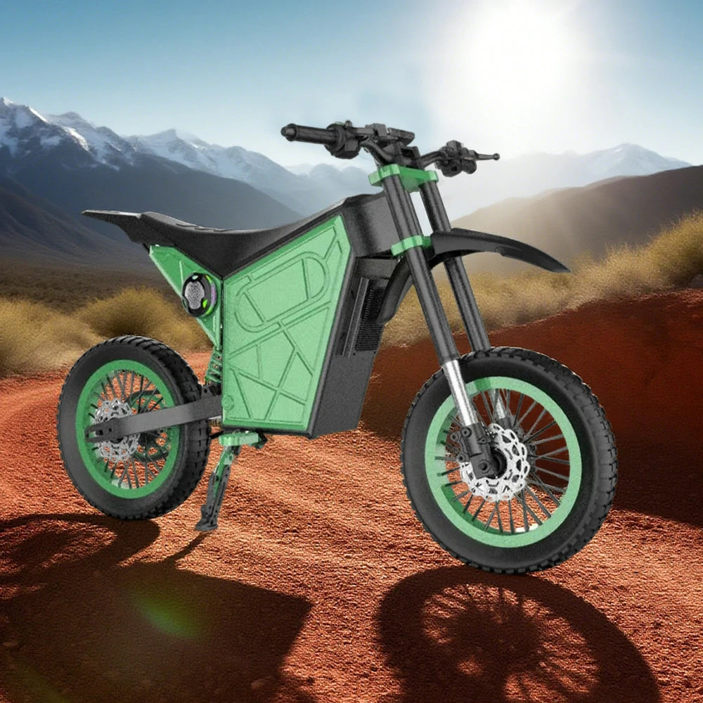 GLIDER Electric Scooter - 1500W Brushless Motor, 52V18 Lithium Battery, 60km/h Adjustable Speed, Dual Disc Brakes, 120kg Load Capacity, Side Safety Lights