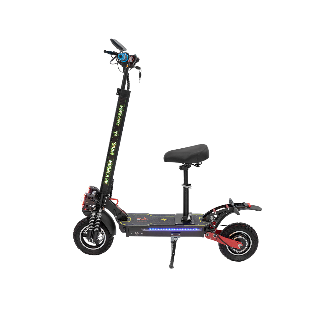 GLIDER YE 12 1200W Lithium Battery Portable Electric Scooter - Black