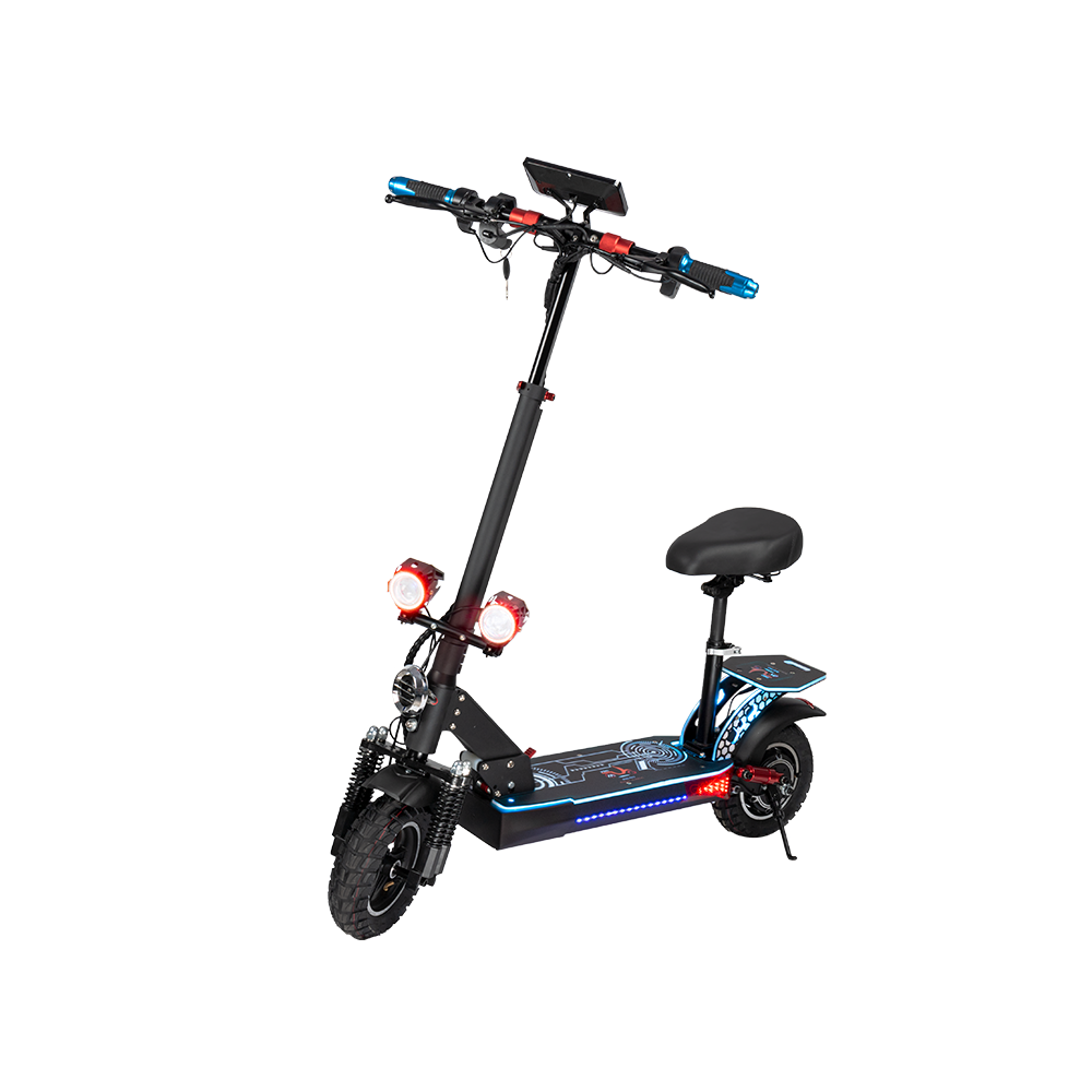 GLIDER YE 13 1200W Lithium Battery Portable Electric Scooter - Blue