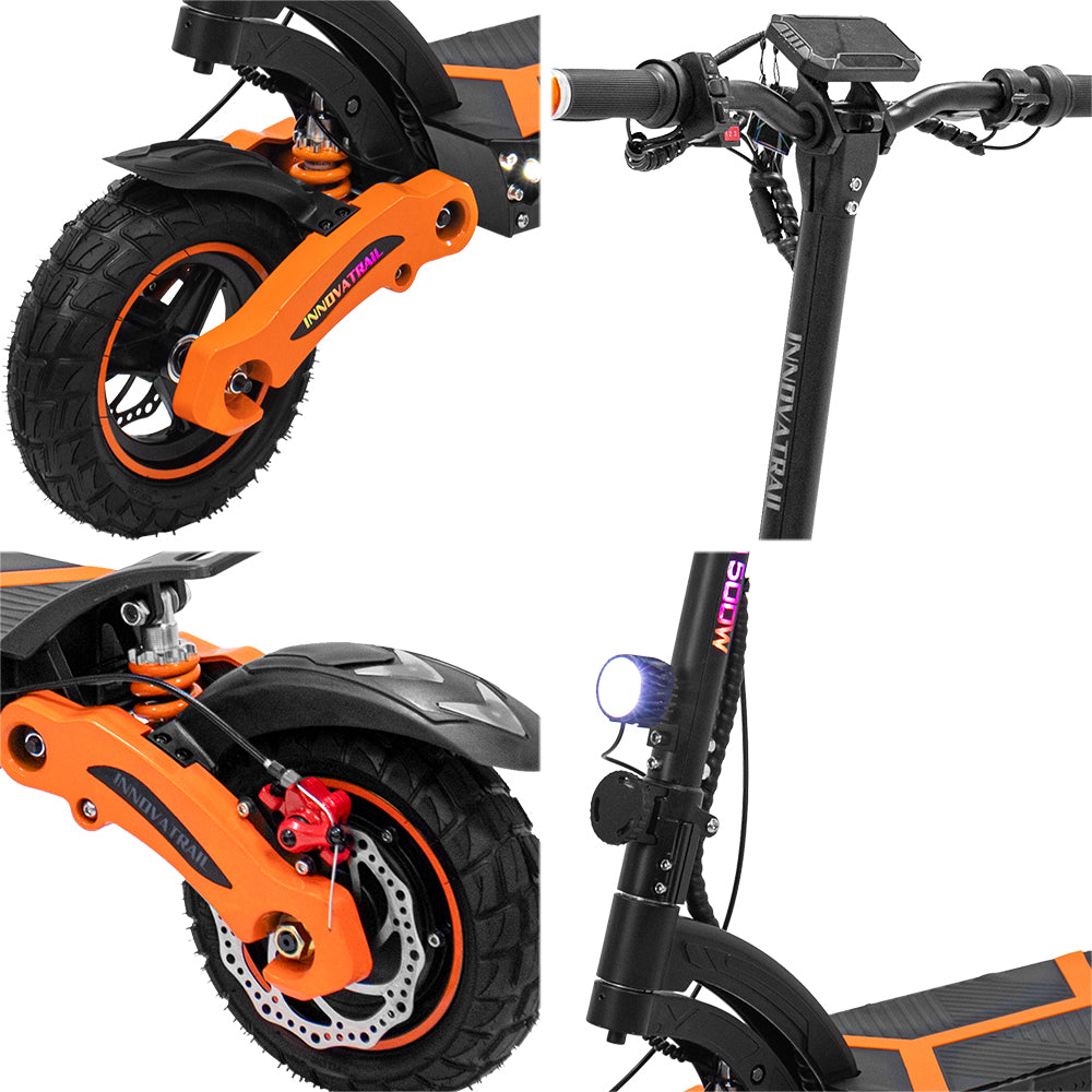 GLIDER YE 2 1200W Lithium Battery Portable Electric Scooter