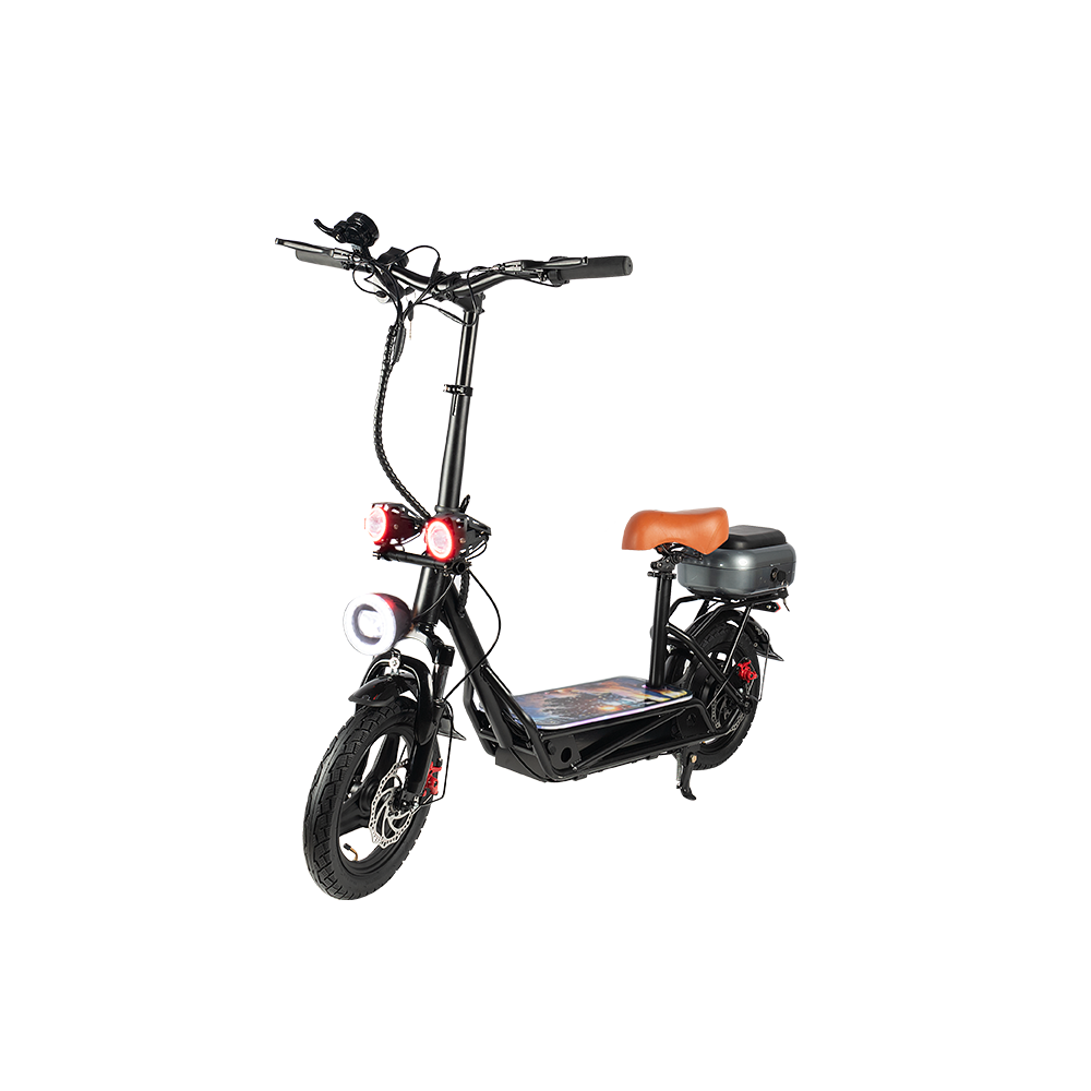 GLIDER YEH 1 1200W Lithium Battery Portable Electric Scooter - Black