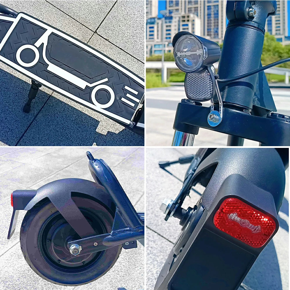 AKEZ DT01 400W 36V 7.8Ah/10.4Ah/13Ah Max Speed 30KM/H Adult Commuter - Black