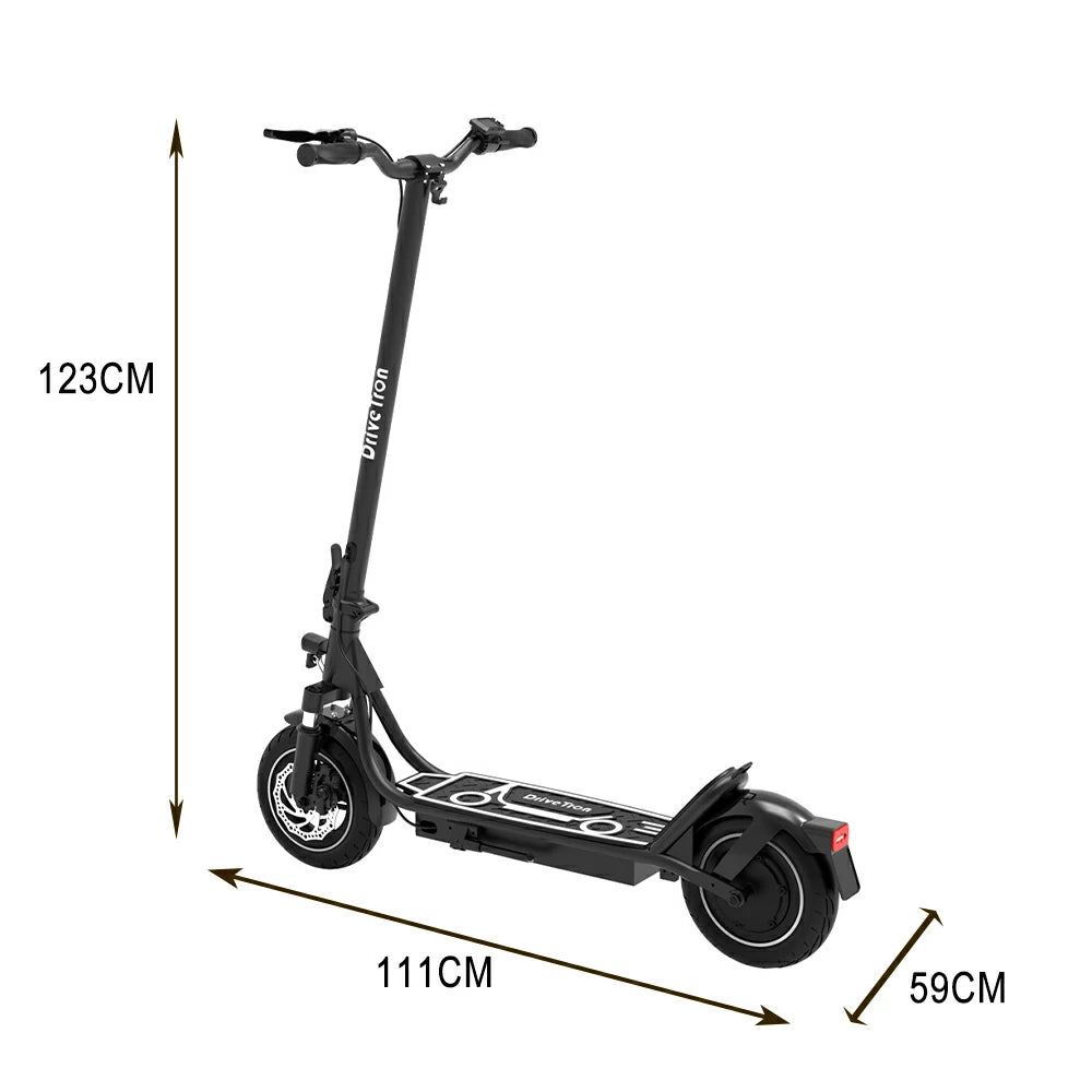 AKEZ DT01 400W 36V 7.8Ah/10.4Ah/13Ah Max Speed 30KM/H Adult Commuter - Black