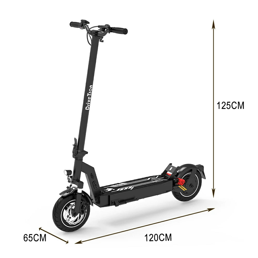 AKEZ DT08 500W 48V 13Ah Max Speed 40KM/H Adult Commuter - Black