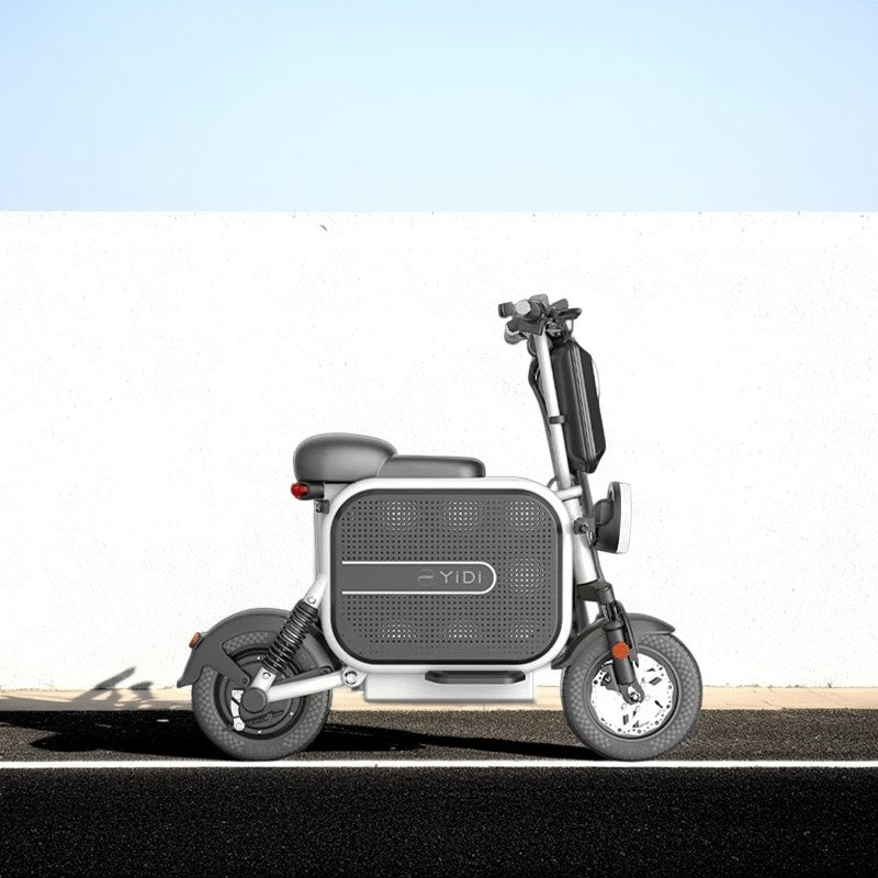 YIDI DDU10 1000W 48V 10Ah/15Ah 11-inch Lithium Battery Dual Drive Foldable Black & Pink/Black & White High Carbon Steel Electric Scooter Drum Brake