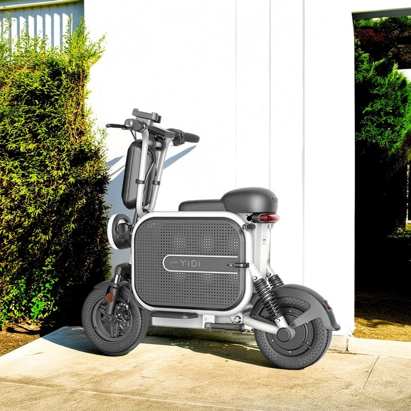 YIDI DDU10 1000W 48V 10Ah/15Ah 11-inch Lithium Battery Dual Drive Foldable Black & Pink/Black & White High Carbon Steel Electric Scooter Drum Brake