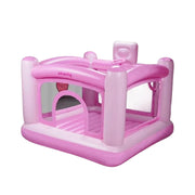 GAMEON Pink PVC Inflatable Bounce Castle with Blower - Soft Pastel Jumping Castle Design