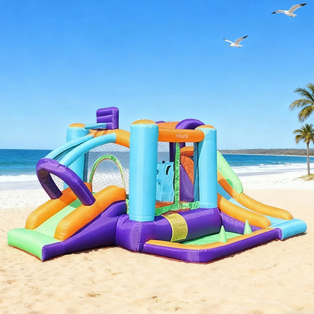 GAMEON Slide Tower Inflatable Bounce Castle PVC Design with Blower