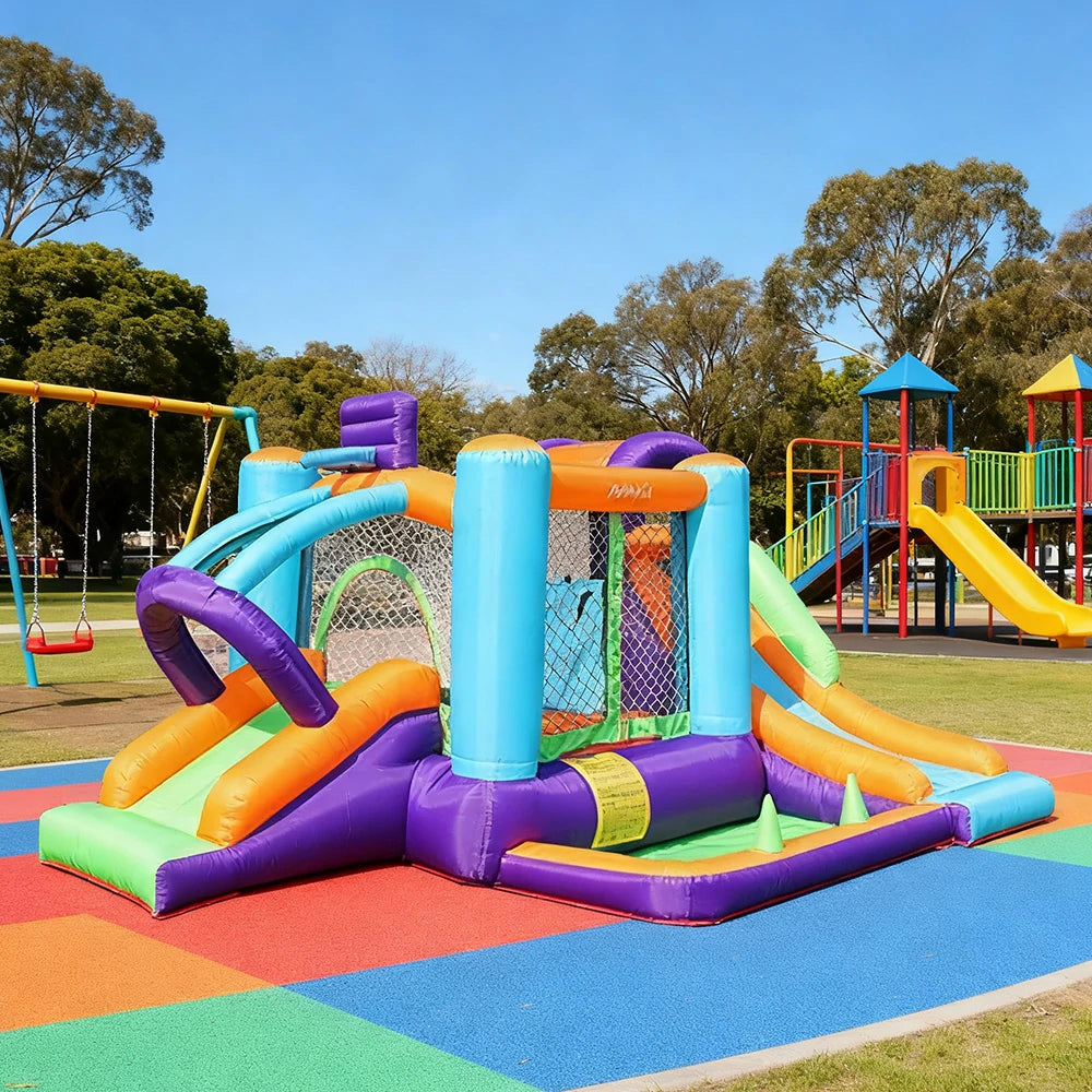 GAMEON Slide Tower Inflatable Bounce Castle PVC Design with Blower